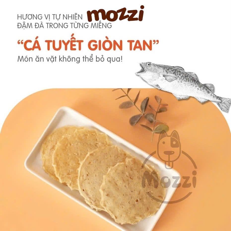 Snack cho chó Natural Core Bánh Gà Vịt Cá tuyết sấy cứng gói 40g