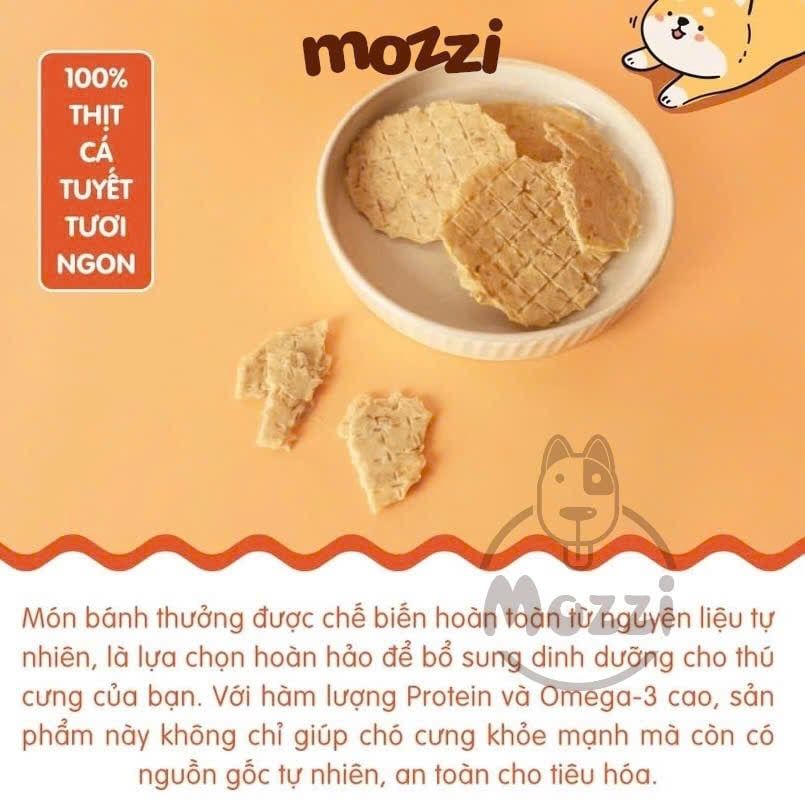 Snack cho chó Natural Core Bánh Gà Vịt Cá tuyết sấy cứng gói 40g
