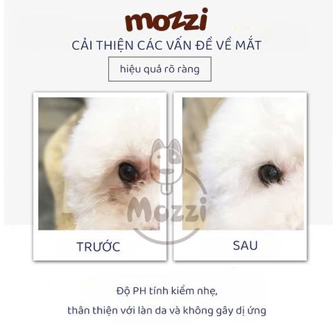  Khăn ướt lau sạch mắt và tai SOS nha đam Hộp 100 miếng cho chó mèo 