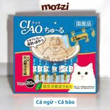  Súp thưởng cho mèo Ciao Gói 20 thanh đủ vị 
