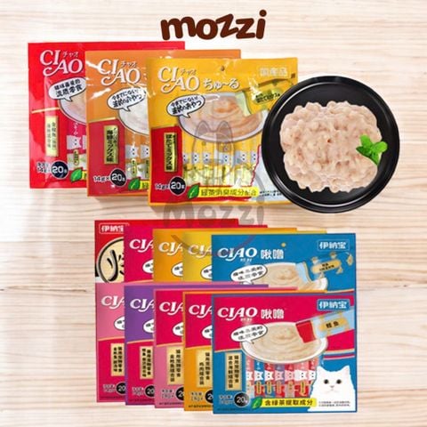  Súp thưởng cho mèo Ciao Gói 20 thanh đủ vị 