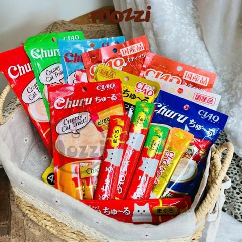  Súp thưởng cho mèo Ciao gói 4 thanh đủ vị 