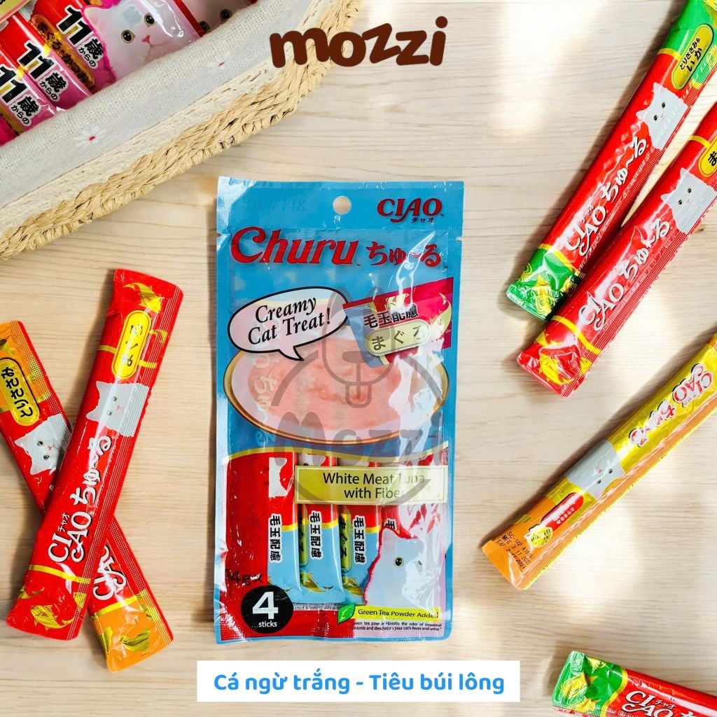 Súp thưởng cho mèo Ciao gói 4 thanh đủ vị