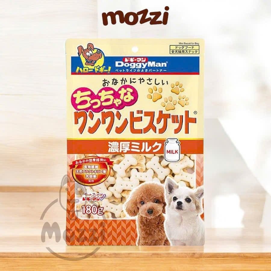 Snack cho chó Bánh quy DoggyMan vị sữa và rau củ