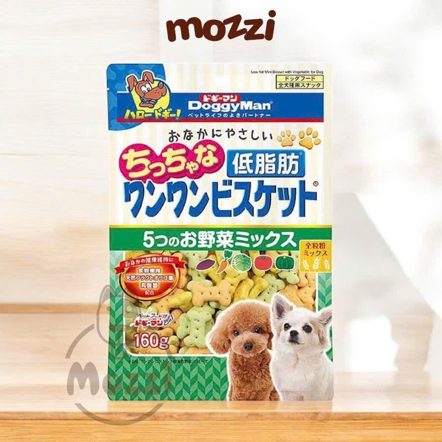 Snack cho chó Bánh quy DoggyMan vị sữa và rau củ