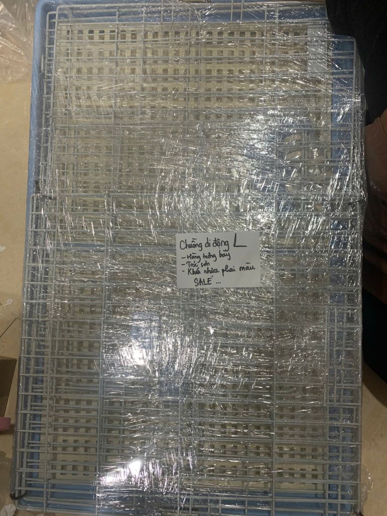 Chuồng di động có khay lót sàn