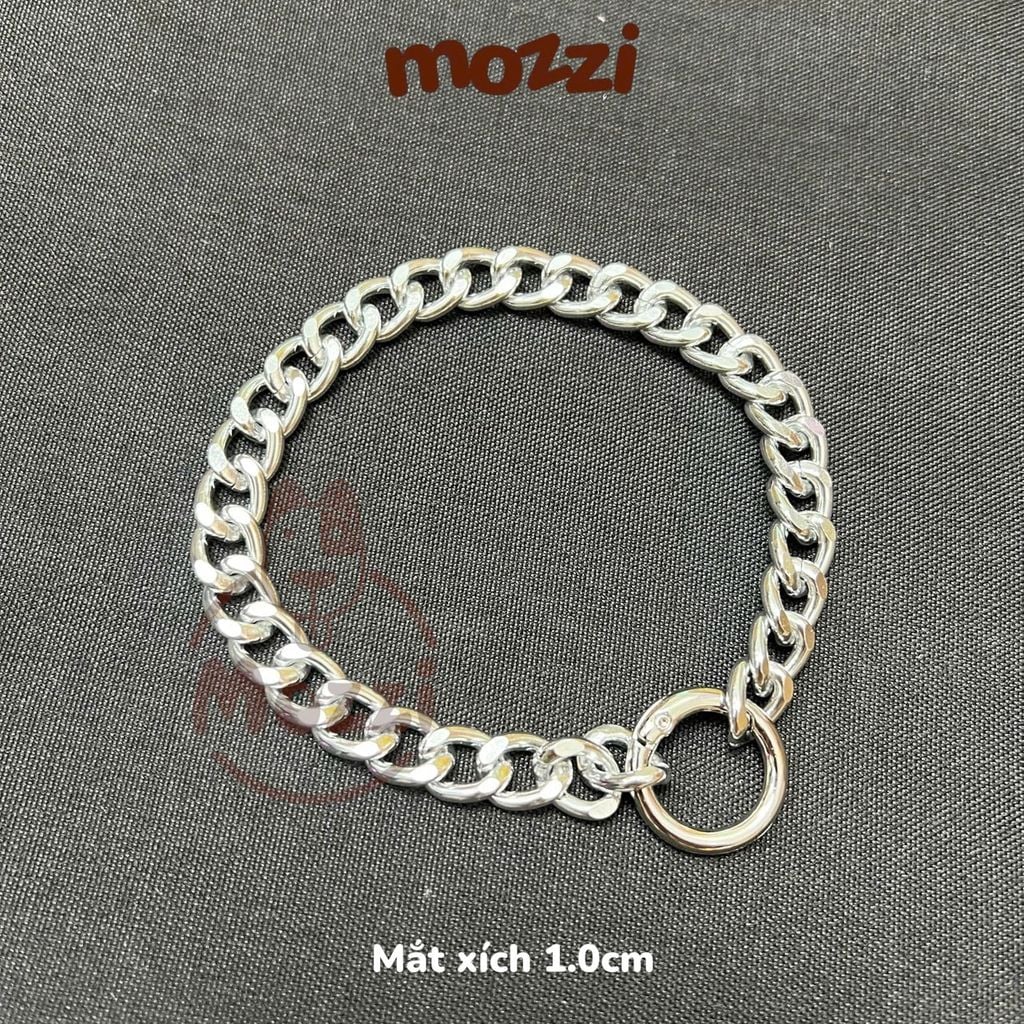 Thẻ tên và dây chuyền ngầu cho chó mèo - Pettag Mozzi