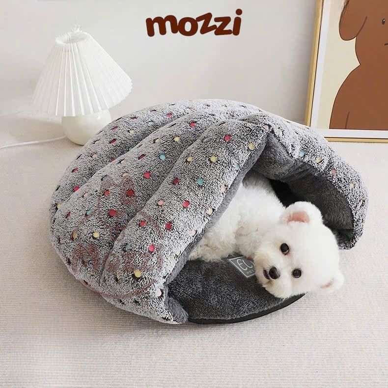 Nhà Nệm cho chó mèo Elite bông mềm hình chóp 57x50x45cm