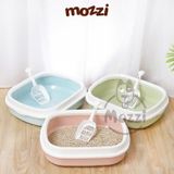  Khay cát vệ sinh cho mèo hình bầu dục 46x38cm 