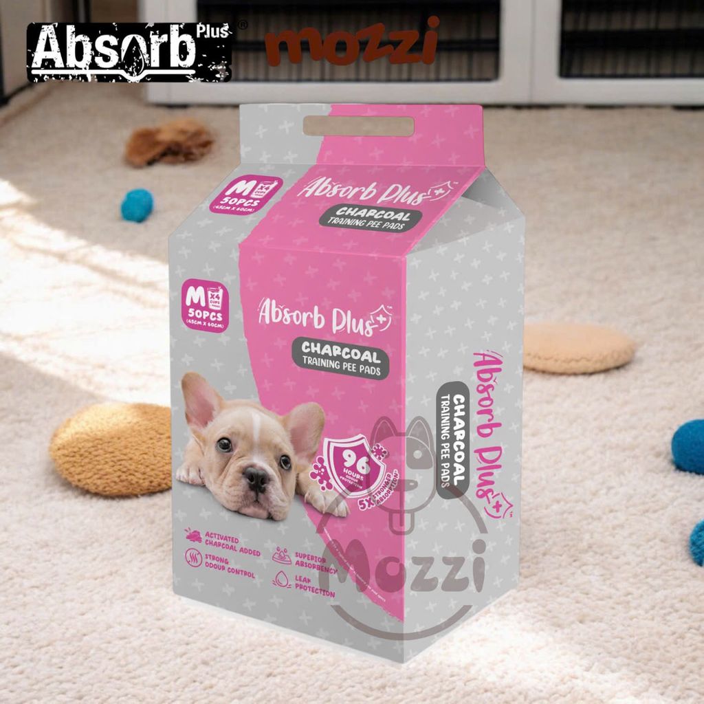 Tã lót chuồng chó mèo Absorb Plus than hoạt tính 96h của Mỹ