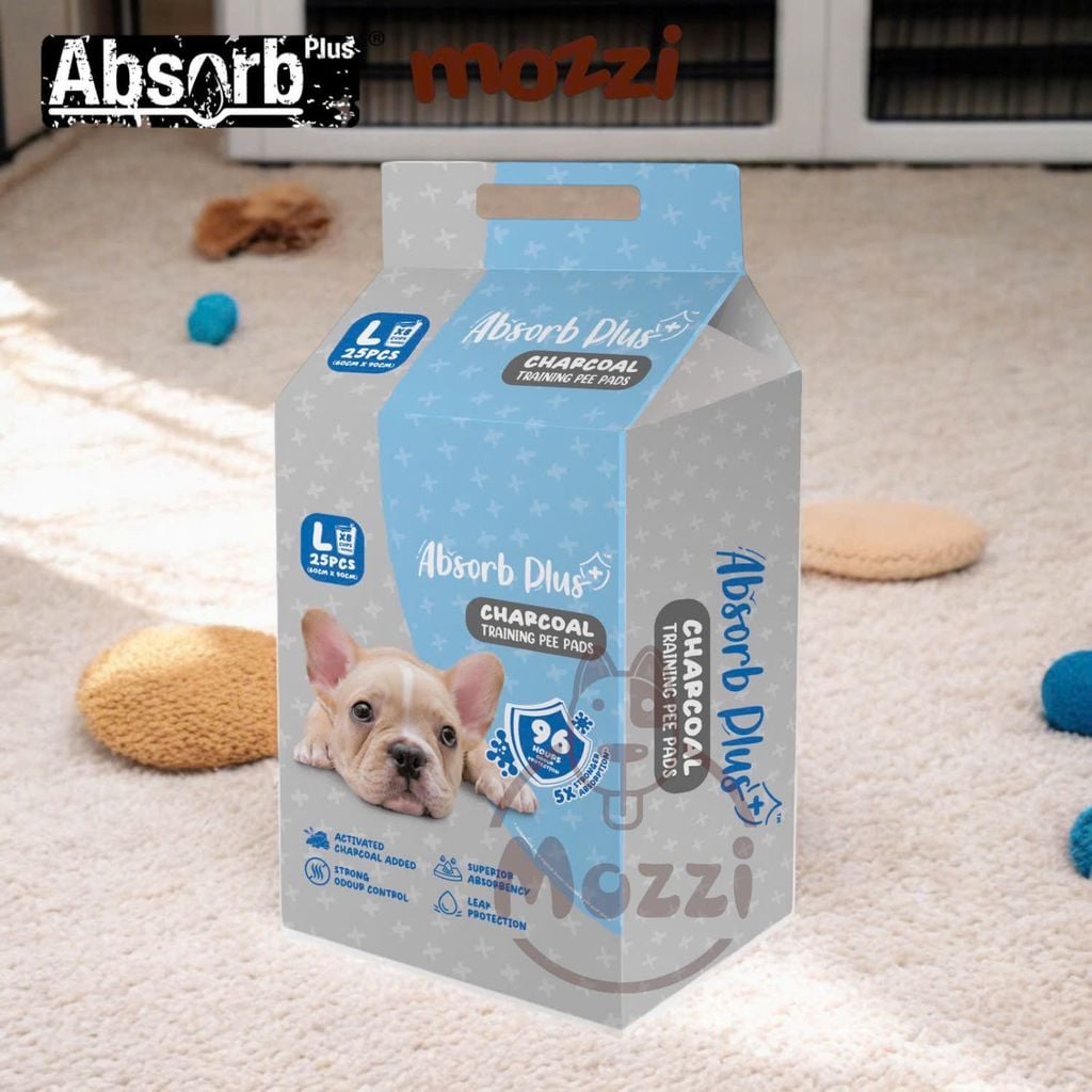 Tã lót chuồng chó mèo Absorb Plus than hoạt tính 96h của Mỹ