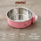  Chén bát ăn cho chó mèo inox gắn chuồng có thể tháo rời cao cấp 