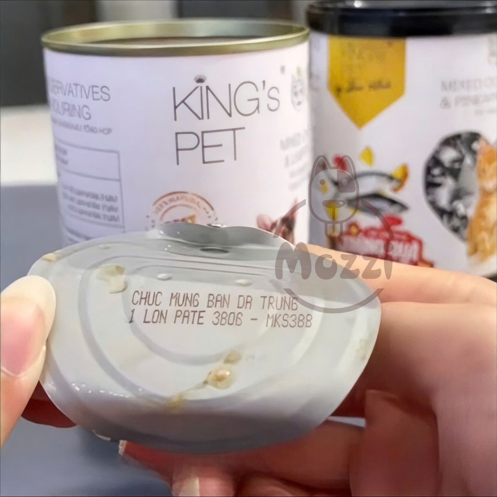 Pate cho chó mèo King’s Pet Lon 380gr