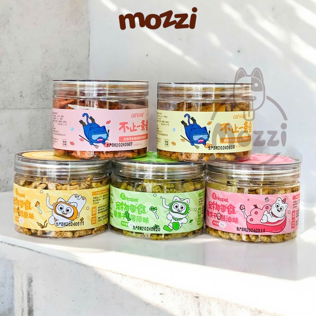 Snack cho mèo Bánh quy cá Catnip cỏ mèo QC