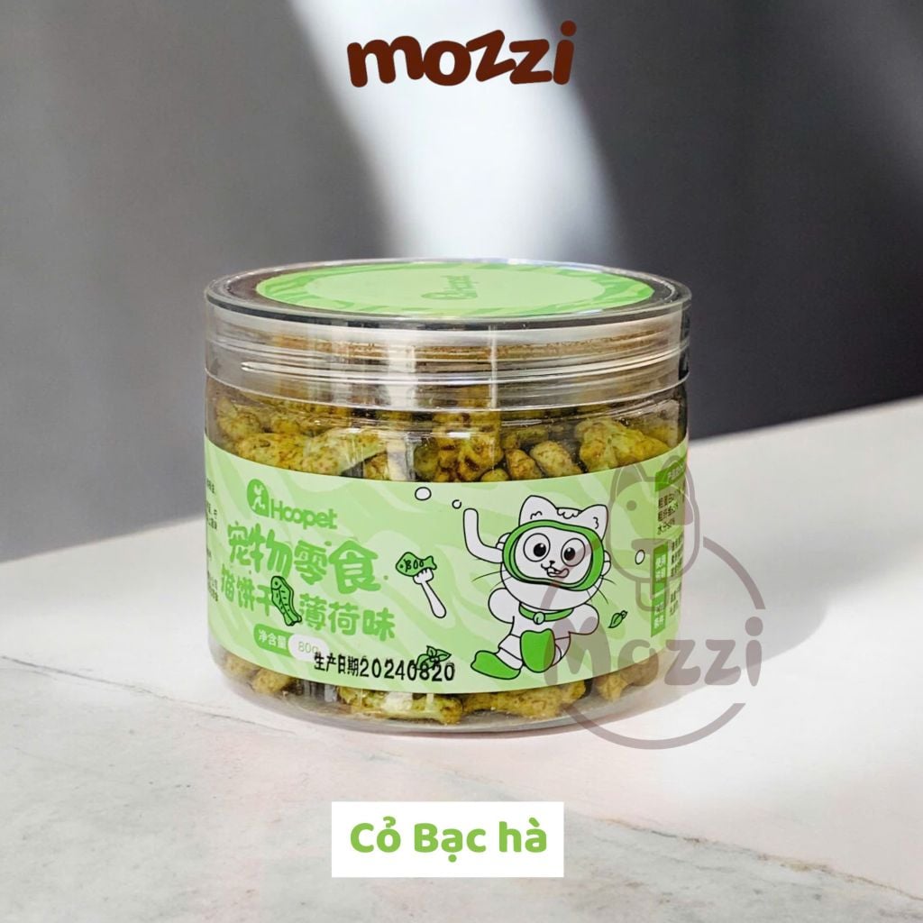 Snack cho mèo Bánh quy cá Catnip cỏ mèo QC