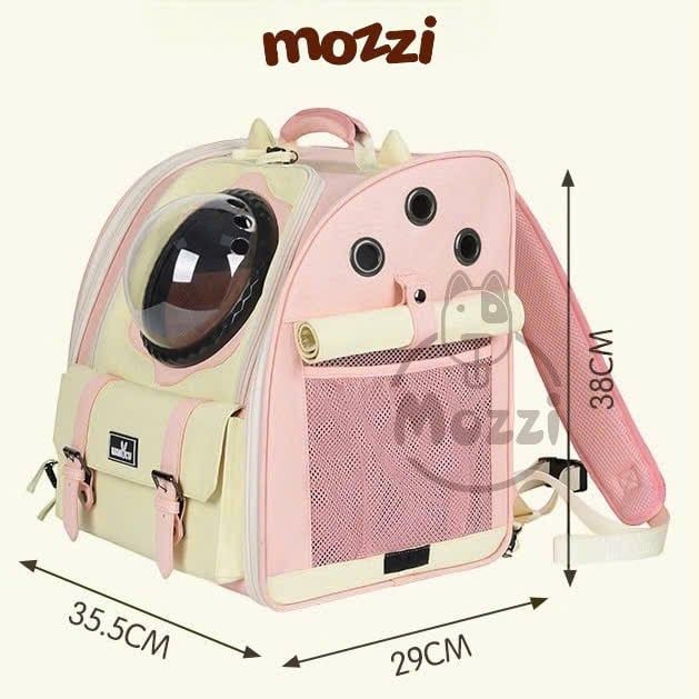 Balo Túi đựng chó mèo Wakytu có khoang mở rộng - Ba lô