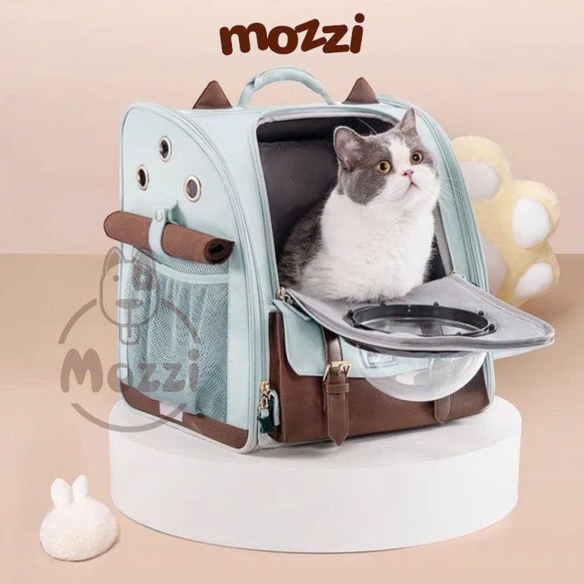 Balo Túi đựng chó mèo Wakytu có khoang mở rộng - Ba lô