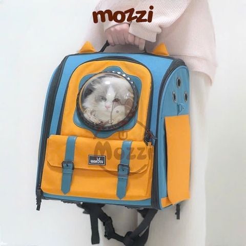  Balo Túi đựng chó mèo Wakytu có khoang mở rộng - Ba lô 