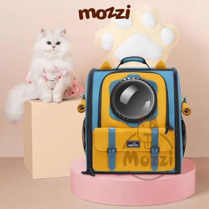 Balo Túi đựng chó mèo Wakytu có khoang mở rộng - Ba lô