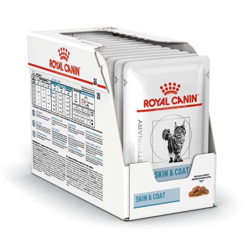 Pate cho mèo Đẹp da lông Hairball Hair&Skin Skin Coat Royal Canin