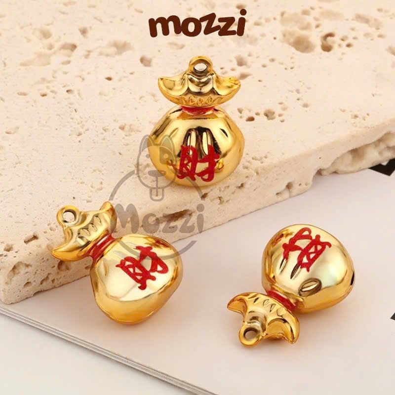 Lục lạc chuông hình thú gắn vòng cổ móc khóa