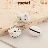  Lục lạc chuông hình thú gắn vòng cổ móc khóa 