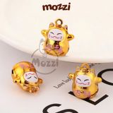  Lục lạc chuông hình thú gắn vòng cổ móc khóa 