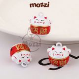  Lục lạc chuông hình thú gắn vòng cổ móc khóa 