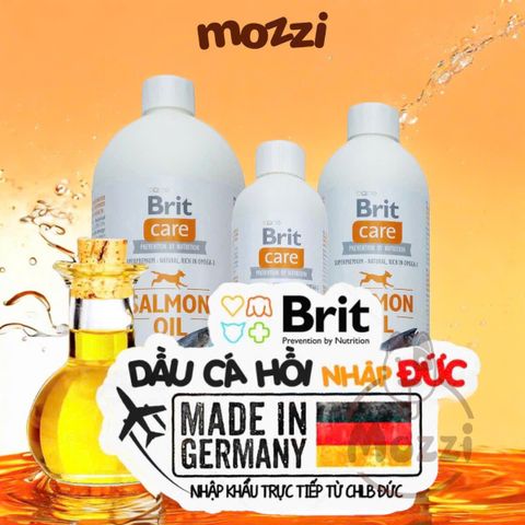  Dầu cá hồi dưỡng da lông Brit Care Salmon Oil cho chó mèo 