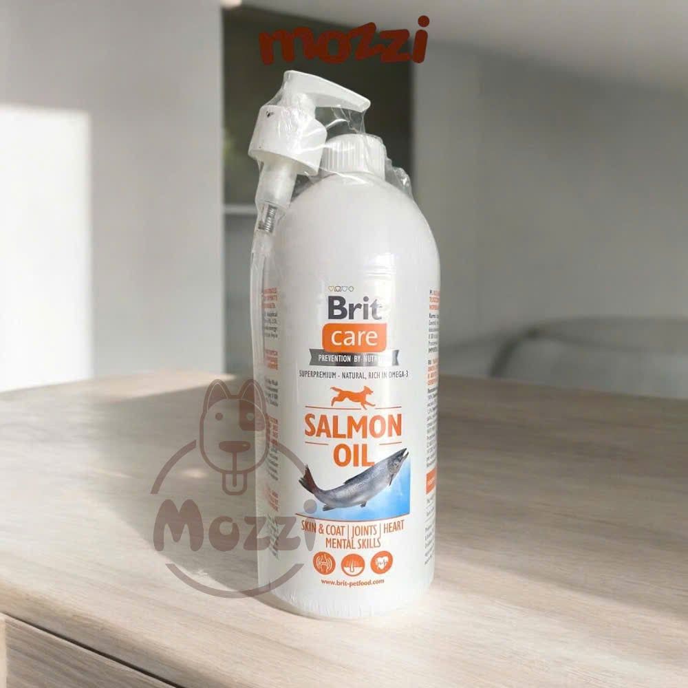 Dầu cá hồi dưỡng da lông Brit Care Salmon Oil cho chó mèo