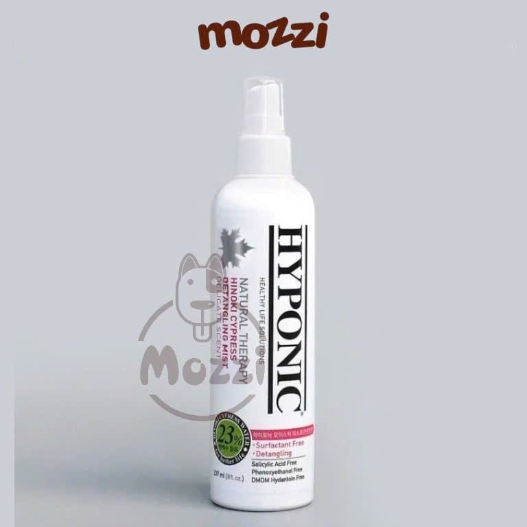 (Chai 55ml - 100ml - 237ml) Xịt thơm dưỡng lông HYPONIC cấp ẩm và gỡ rối lông cho chó mèo