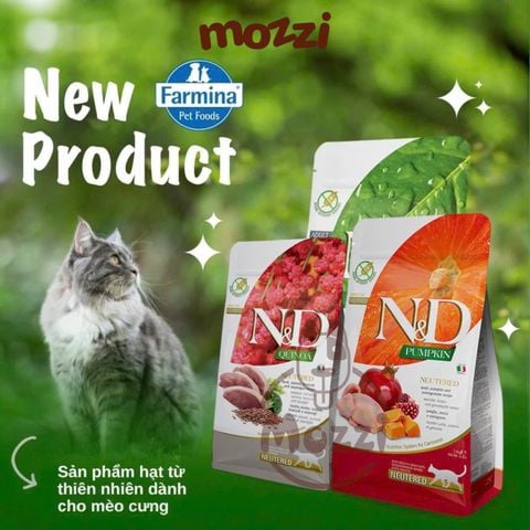  [1.5kg - 5kg] Thức ăn hạt N&D Farmina Kitten cho mèo con 