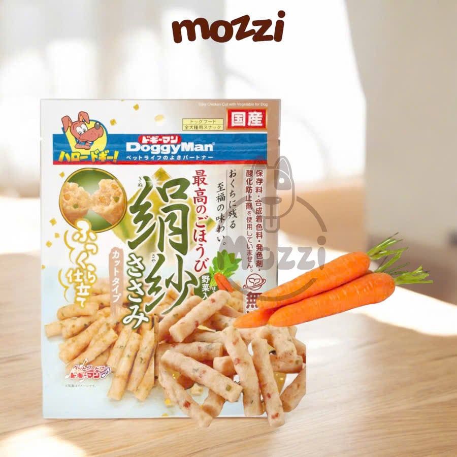Snack cho chó Viên mềm DoggyMan SAYA vị Gà Bò Gan Rau củ gói 100g