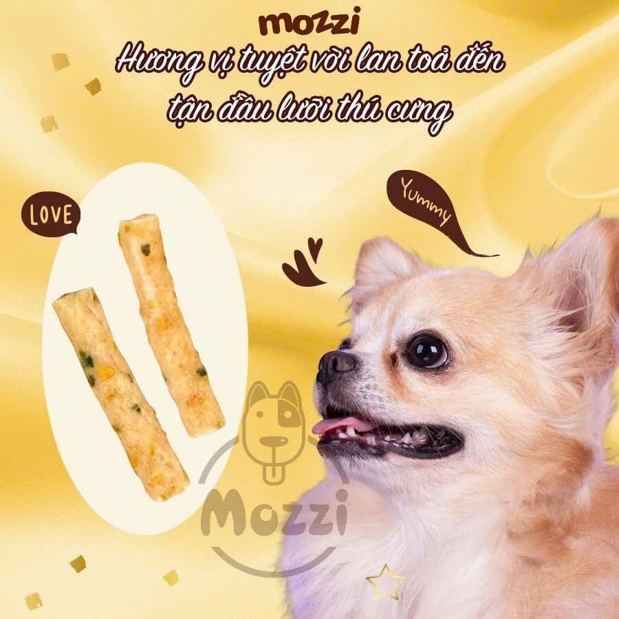Snack cho chó Viên mềm DoggyMan SAYA vị Gà Bò Gan Rau củ gói 100g