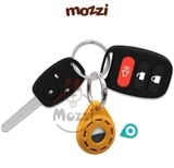  Vỏ bọc bảo vệ Airtag gắn vòng cổ chó mèo móc khoá treo túi xách silicon cao cấp 