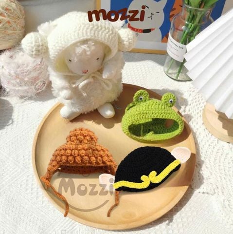  Nón len hình thú dễ thương cho chó mèo 