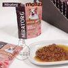 Pate cho chó xốt thịt Miratorg gói 85g