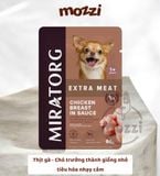  Pate cho chó xốt thịt Miratorg gói 85g 