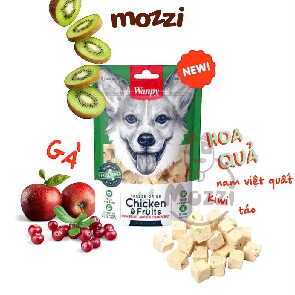 Snack cho chó mèo Wanpy Thịt sấy lạnh thăng hoa