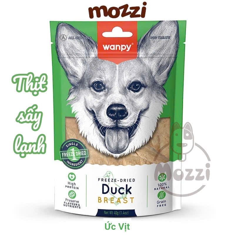 Snack cho chó mèo Wanpy Thịt sấy lạnh thăng hoa