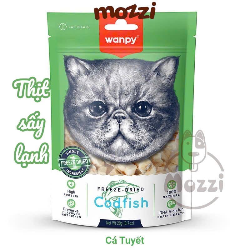 Snack cho chó mèo Wanpy Thịt sấy lạnh thăng hoa
