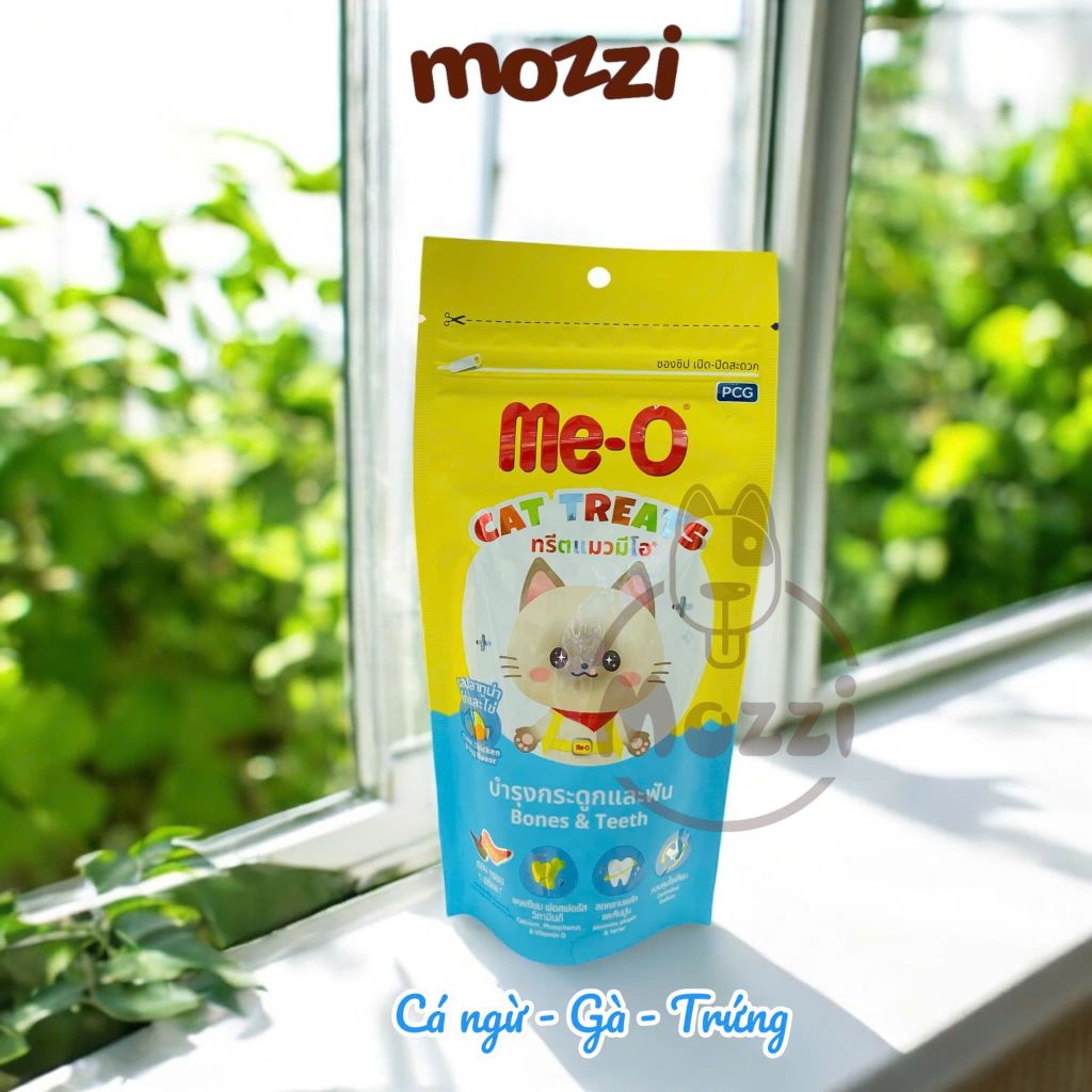 Snack cho mèo Bánh thưởng Me-O gói 50gr
