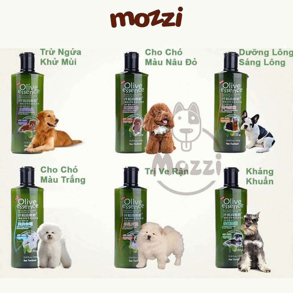 Sữa tắm cho chó mèo Olive Essence 450ml