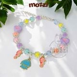  Vòng cổ Hạt đá gắn Charm hình Ngẫu nhiên cho chó mèo 
