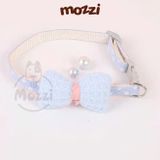  Vòng cổ cho chó mèo Nơ cotton pastel DoHa 3-7kg 