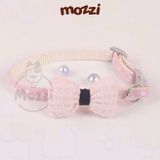  Vòng cổ cho chó mèo Nơ cotton pastel DoHa 3-7kg 