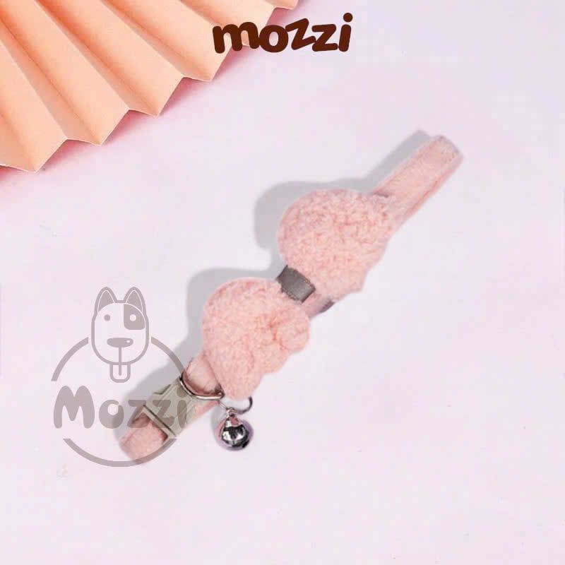 Vòng cổ cho chó mèo Doha Cánh nhung thiên thần pastel 3-7kg