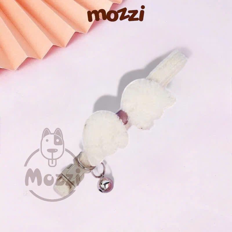Vòng cổ cho chó mèo Doha Cánh nhung thiên thần pastel 3-7kg