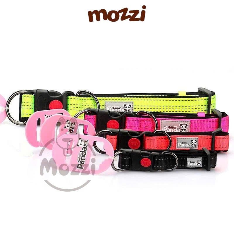 Vòng cổ cho chó Panda có chốt khóa an toàn siêu bền