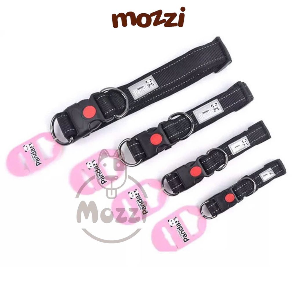 Vòng cổ cho chó Panda có chốt khóa an toàn siêu bền